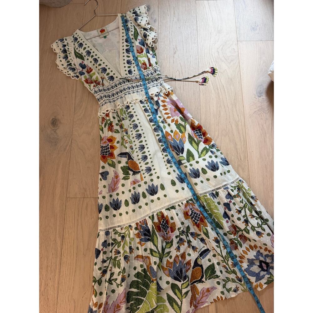 Farm Rio Summer Garden Dress Size Small - Picture 16 of 16